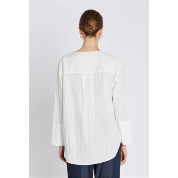 Heartmade Metan Skjorte, Bellini White